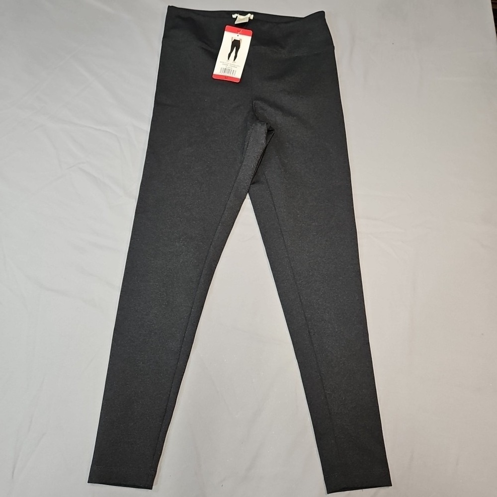 Matty M Ladies Live-in Legging 3" Waistband Black Medium NWT - Picture 4 of 7